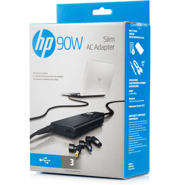 Prix Adaptateur secteur plat 90W HP (H6Y83AA) -  1248.00 -  1248.00