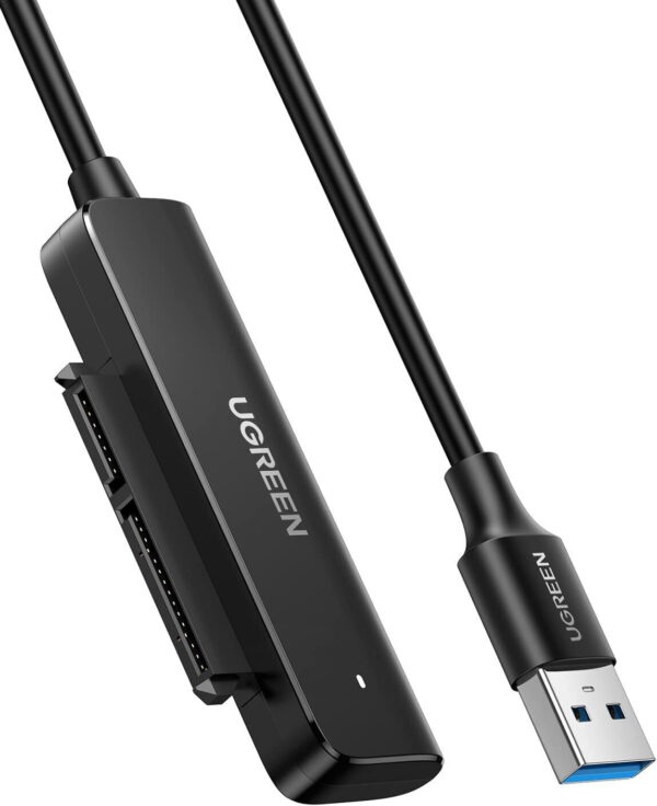Adaptateur Ugreen Câble SATA USB 3.0 pour SSD et Disques Durs 2,5 Pouces (70609)