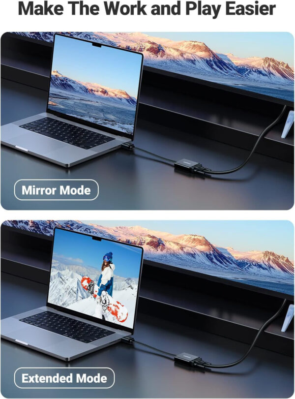 Adaptateur Ugreen HDMI vers VGA avec audio (40248) – Image 5