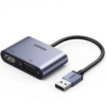 Adaptateur Ugreen USB-A 3.0 Mâle vers HDMI / VGA (20518)