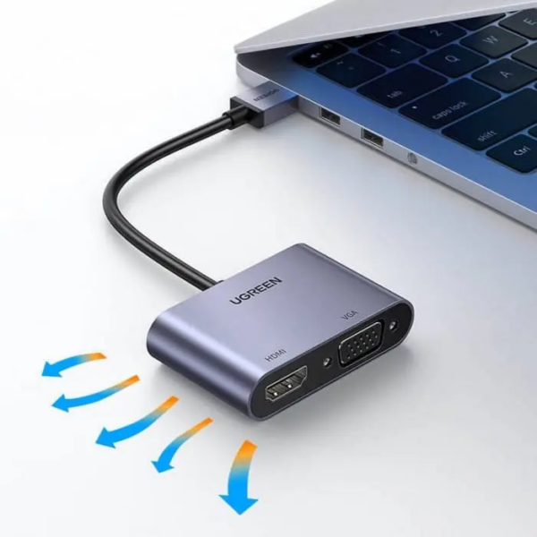 Adaptateur Ugreen USB-A 3.0 Mâle vers HDMI / VGA (20518) – Image 5