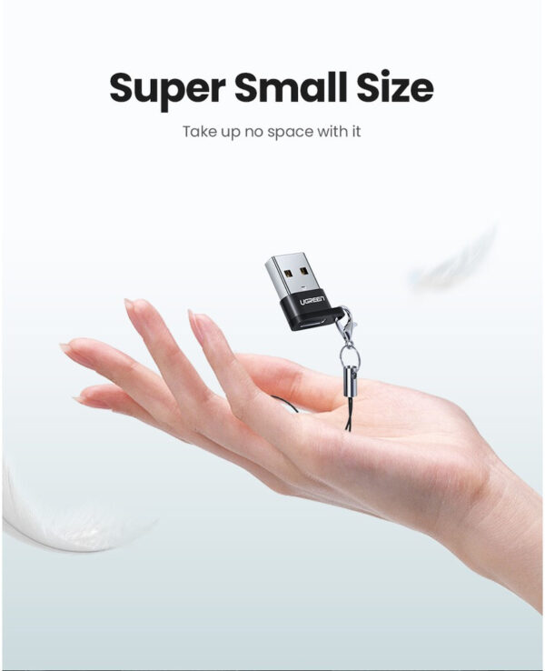 Adaptateur Ugreen USB-A Mâle vers USB-C Femelle (50568) – Image 6