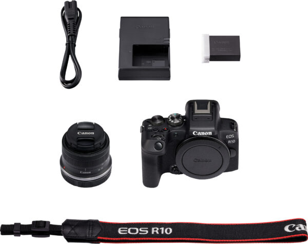 Appareil photo hybride Canon EOS R10 + objectif RF-S 18-45mm F4.5-6.3 IS STM (5331C010AA) – Image 10