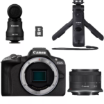 Appareil photo hybride Canon EOS R50 + objectif RF-S 18-45mm F4.5-6.3 IS STM - Kit pour vlogueur (5811C035AA)