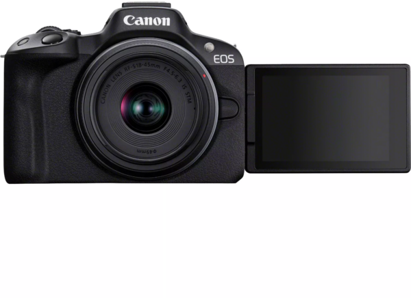 Appareil photo hybride Canon EOS R50 + objectif RF-S 18-45mm F4.5-6.3 IS STM - Kit pour vlogueur (5811C035AA) – Image 4