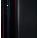 Armoire hyperline Lande 32U 19P 800x800mm avec porte avant en verre à double ouverture (LN-HL32U8080-BL-B)