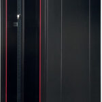 Armoire hyperline Lande 42U 19P 800x1000mm avec porte avant en verre à double ouverture (LN-HL42U8010-BL-B)