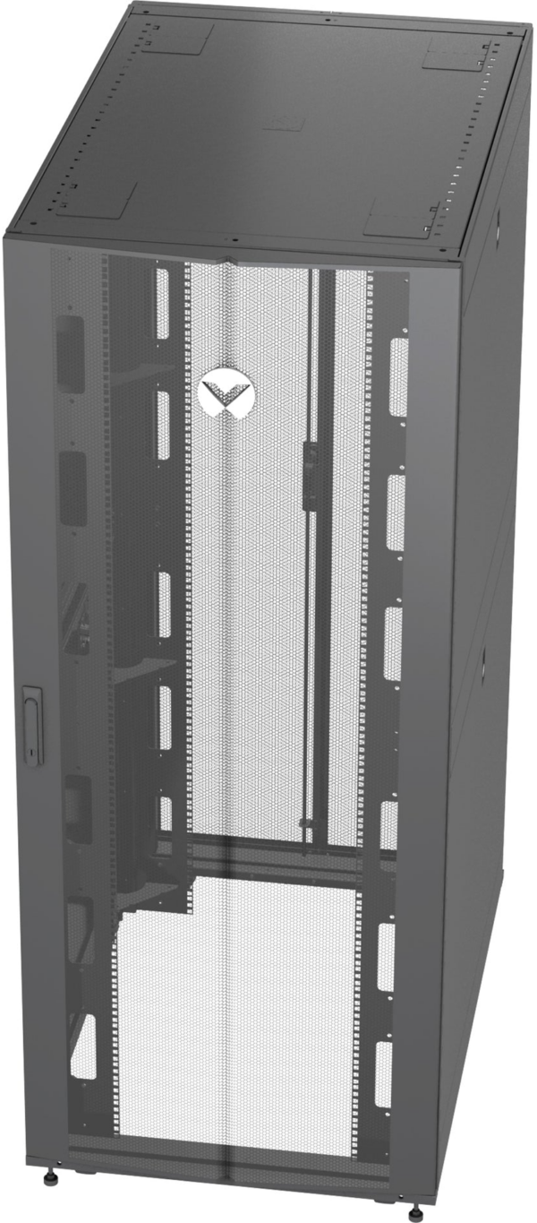 Armoire Vertiv™ VR 42U 19P 800x1200mm avec porte avant à ouverture (VR3350) – Image 2