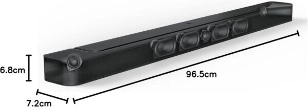 Barre de son JBL Bar 500 5.1-Channel - Noir (JBLBAR500PROBLKUK) – Image 7