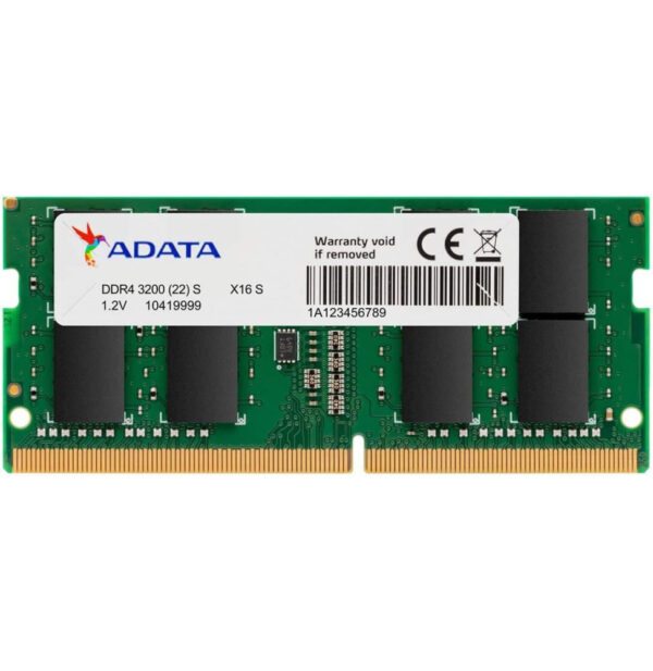 barrette memoire adata ddr4 3200 so dimm 8gb pc portable ad4s32008g22 sgn