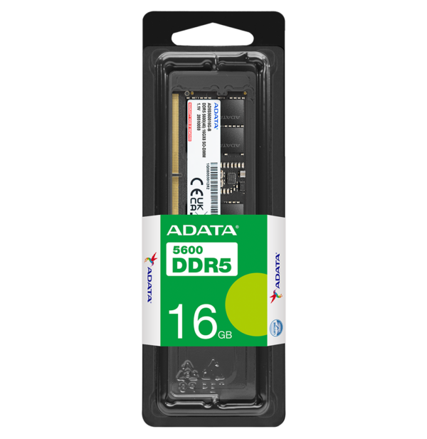 barrette memoire adata u dimm 16gb ddr5 5600 mhz pc bureau ad5u560016g s