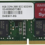 Barrette mémoire Synology SO-DIMM 8GB DDR4 ECC - Serveur Nas (D4ES01-8G)
