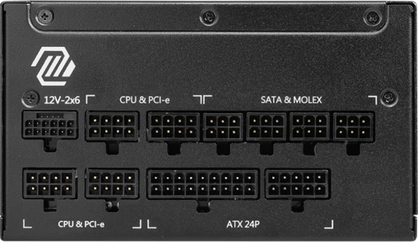 Bloc alimentation MSI MAG A1000GL PCIE5 (306-7ZP9B11-CE0) – Image 2