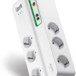 Bloc parafoudre 6 prises 230V APC Essential SurgeArrest avec 2 x RJ11 et 2 x Coaxial