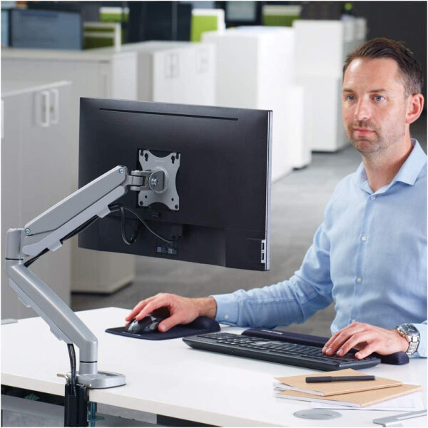 Bras porte-écran simple Fellowes Eppa™ - Argent (9683001) – Image 3