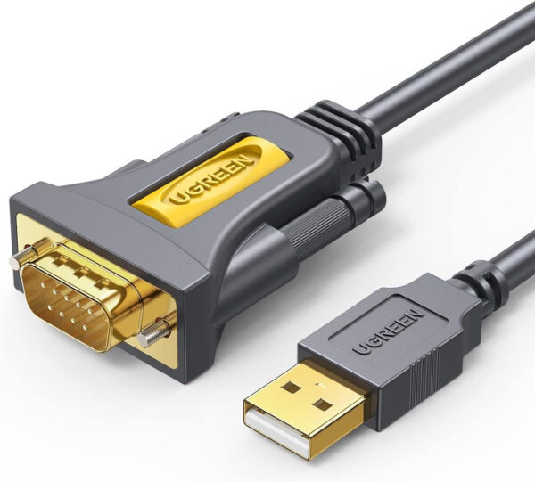 Câble Série Ugreen Câble USB 2.0 vers RS232 DB9 Mâle - 1.5 mètre (20211)