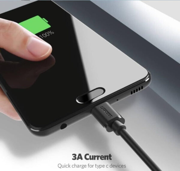 Câble Ugreen data USB-C Mâle vers USB 3.0 - 2 mètres (20884) – Image 2