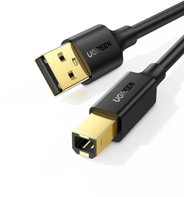 cable ugreen imprimante usb 20 a male vers usb b male 2m 20847