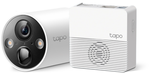 Caméra de sécurité WiFi Tp-Link Tapo C420S1 sur batterie + Hub de connexion (TAPOC420S1)