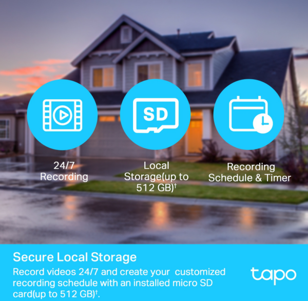 Prix Caméra de sécurité WiFi TP-Link Tapo C500 Outdoor 360° Panoramique/Inclinable - Pour l'extérieur (TAPOC500) -  -  – Image 8
