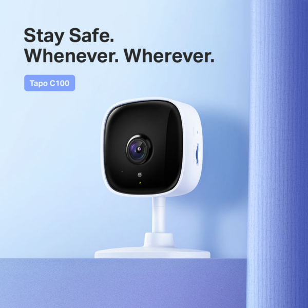 Caméra de vidéosurveillance TP-Link Tapo C100 WiFi Indoor 2MP – Image 3