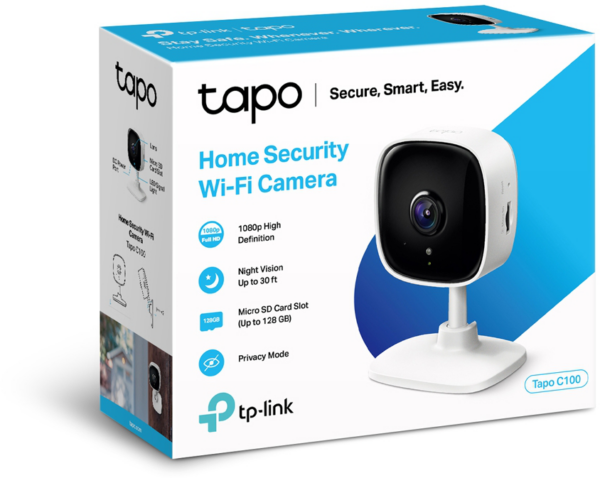 Caméra de vidéosurveillance TP-Link Tapo C100 WiFi Indoor 2MP – Image 5
