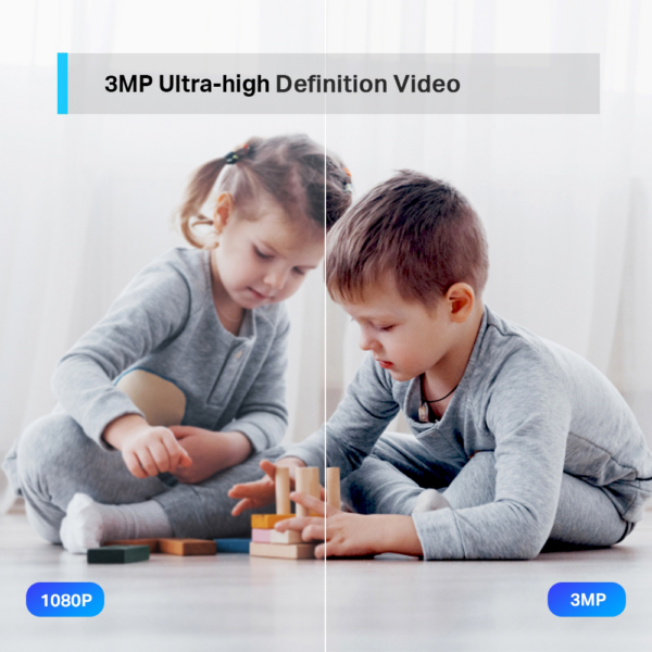 Caméra de vidéosurveillance TP-Link Tapo C210 WiFi panoramique et inclinable Indoor 2K 3MP – Image 5