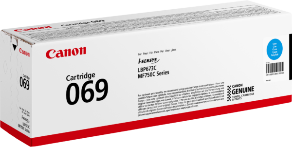 Canon 069 Cyan - Toner Canon d'origine (5093C002AA) – Image 4