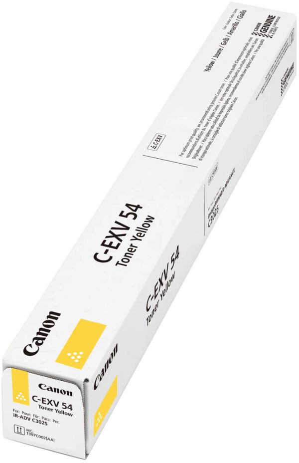 Prix Canon C-EXV54 Jaune - Toner Canon d'origine (1397C002AB) -  1368.00 -  1368.00