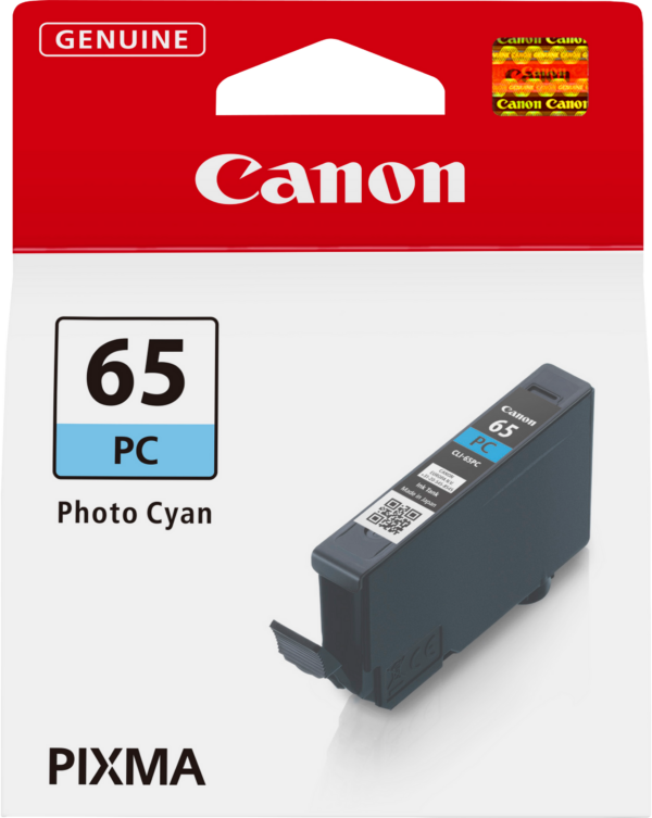 Canon CLI-65PC Cyan photo - Cartouche d'encre Canon d'origine (4220C001AA)