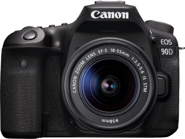 Canon EOS 90D + objectif EF-S 18-55mm IS STM (3616C010AA)