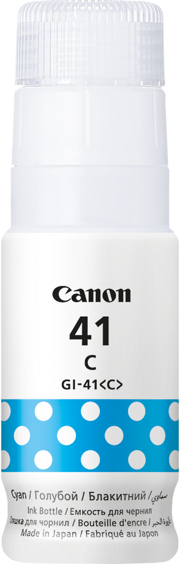 Canon GI-41C Cyan - Bouteille d'encre Canon d'origine (4543C001AA) – Image 2