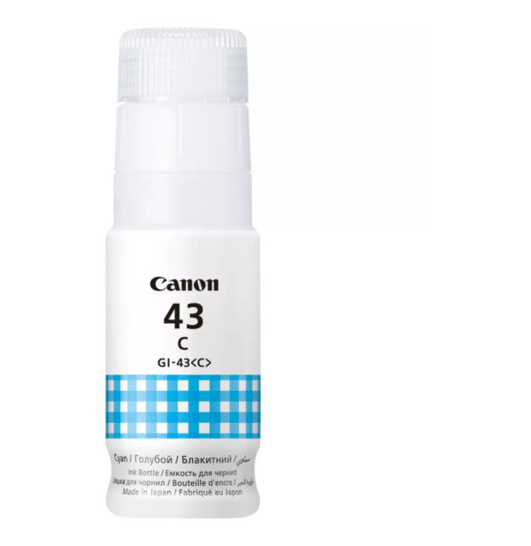 Canon GI-43C Cyan - Bouteille d'encre Canon d'origine (4672C001AA)