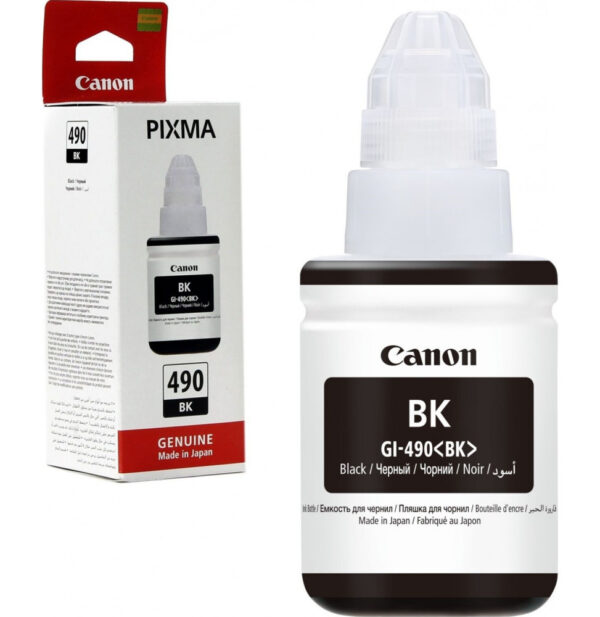 Prix Canon GI-490 BK Noir - Bouteille d'encre Canon d'origine (0663C001AB) -  227.00 -  227.00