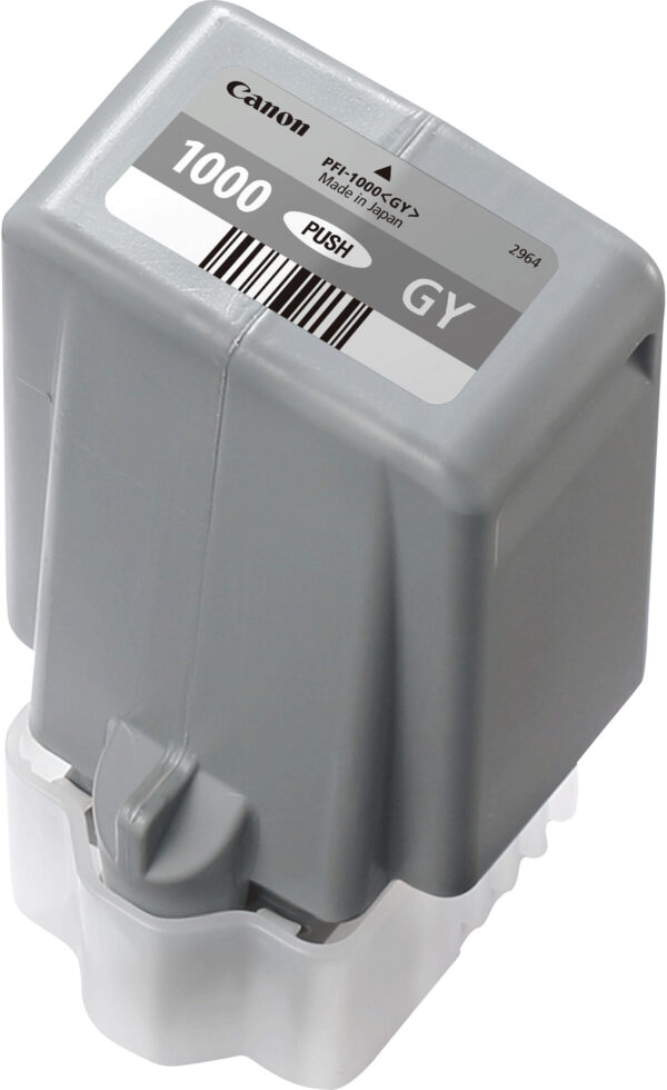 Canon PFI-1000 GY Gris - Cartouche d'encre Canon d'origine (0552C001AA) – Image 3
