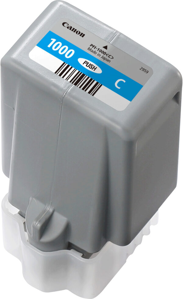 Canon PFI-1000C Cyan - Cartouche d'encre Canon d'origine (0547C001AA)