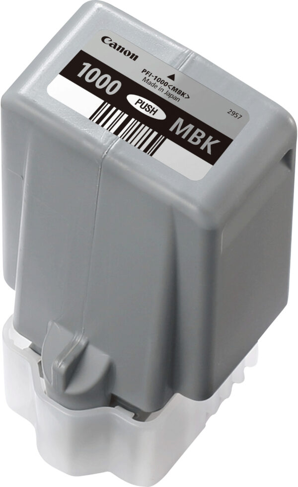 Canon PFI-1000MBK Noire mate - Cartouche d'encre Canon d'origine (0545C001AA) – Image 3