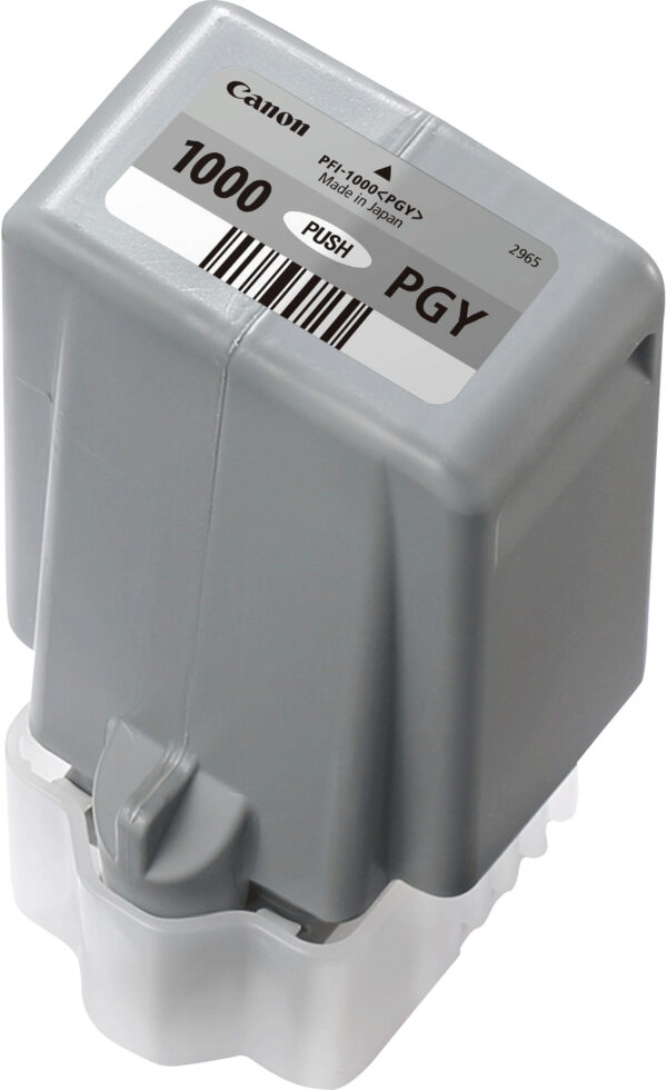 Canon PFI-1000PGY Gris Photo - Cartouche d'encre Canon d'origine (0553C001AA) – Image 2