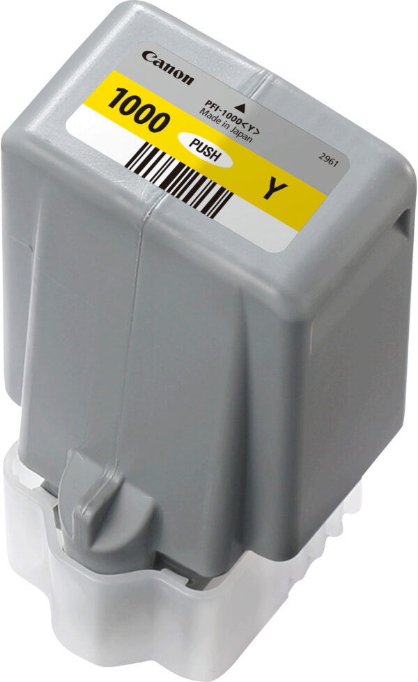 Canon PFI-1000Y Jaune - Cartouche d'encre Canon d'origine (0549C001AA) – Image 3