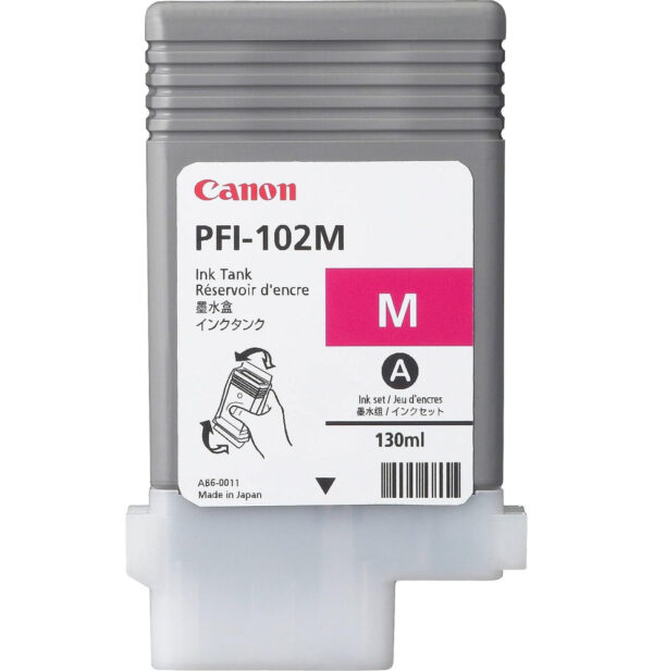 Prix Canon PFI-102 Magenta - Cartouche d'encre Canon d'origine (0897B001AA) -  1038.00 -  1038.00