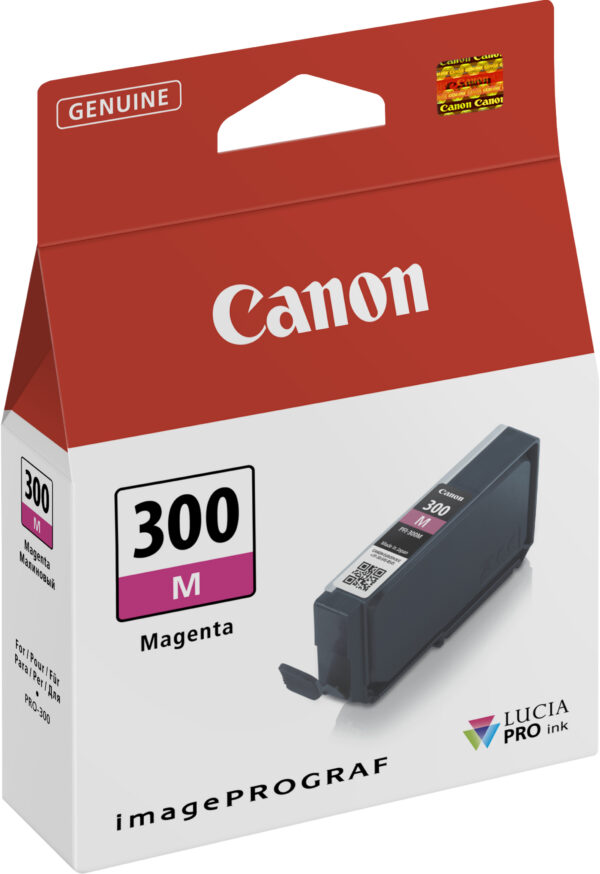 Canon PFI-300M Magenta - Cartouche d'encre Canon d'origine (4195C001AA)