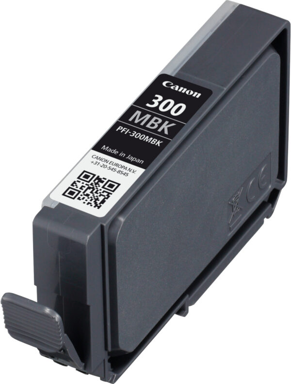 Canon PFI-300MBK Noir mat - Cartouche d'encre Canon d'origine (4192C001AA) – Image 2