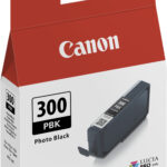 Canon PFI-300PBK Noir photo - Cartouche d'encre Canon d'origine (4193C001AA)