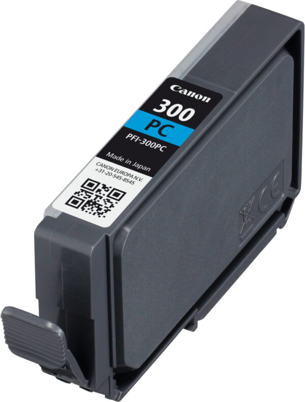Canon PFI-300PC Cyan photo - Cartouche d'encre Canon d'origine (4197C001AA) – Image 2