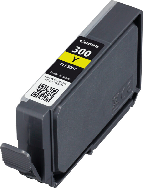 Canon PFI-300Y Jaune - Cartouche d'encre Canon d'origine (4196C001AA) – Image 2