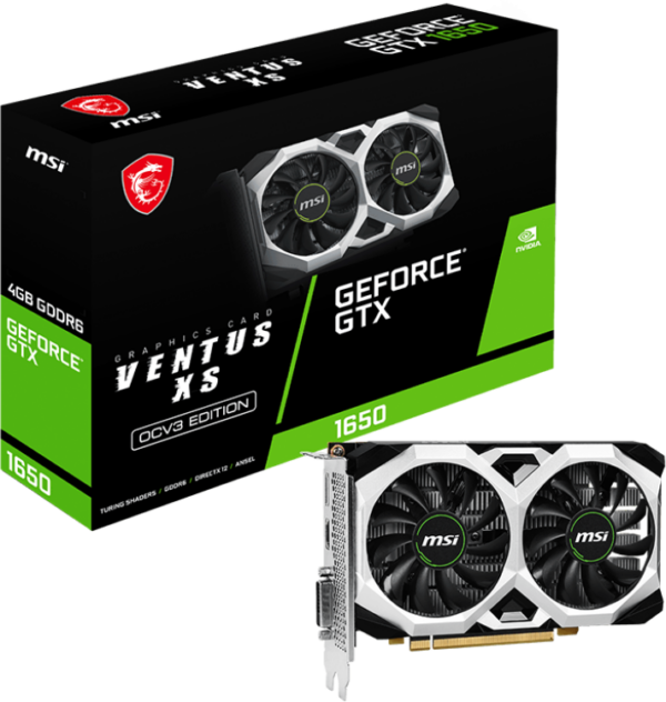 carte graphique msi geforce gtx 1650 d6 ventus xs ocv3 912 v812 004