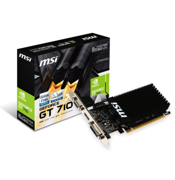 Prix Carte graphique MSI NVIDIA GeForce GT 710 2 GD3H LP (CGMSI009) -  - 