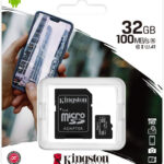 Carte mémoire Kingston Canvas Select Plus 32 Go MicroSDHC UHS-I Classe 10 (SDCS2/32GB)