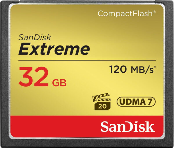 Carte mémoire SanDisk Extreme CompactFlash 32GB (SDCFXSB-032G-G46)