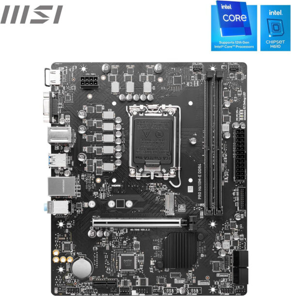 carte mere intel msi pro h610m e ddr4 911 7d48 012 1